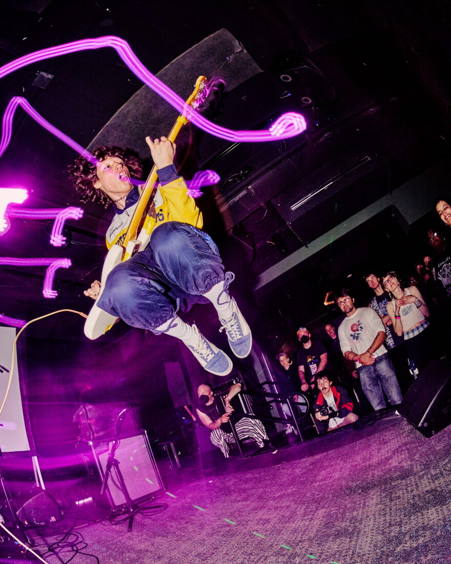 Issley Manzi, from Film and Gender, performs at a previous Queercore Fest. 