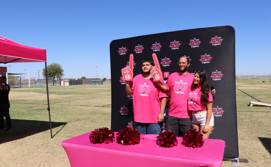 Students, faculty and staff smiled for photos.