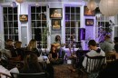 The last Saturday of each month, Coffee Obsession's Falmouth location transforms into a performance space for local