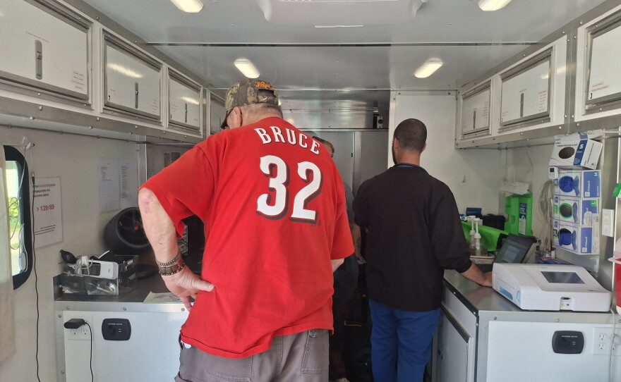 TC Street Medicine's mobile unit parks at the Goodwill Inn Emergency Shelter each Tuesday. Throughout the month, they make scheduled stops in Kalkaska, Mancelona and Cadillac, among other locations.