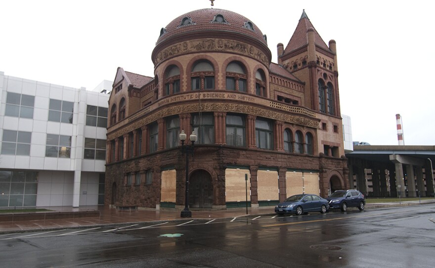 The Barnum Museum's historic building in downtown Bridgeport is closed for renovation. But the public can view an exhibit in the adjacent People's United Bank Gallery.