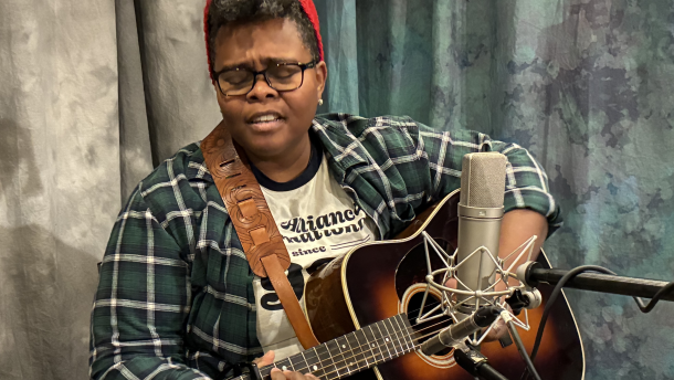 Crys Matthews at WEXT Radio