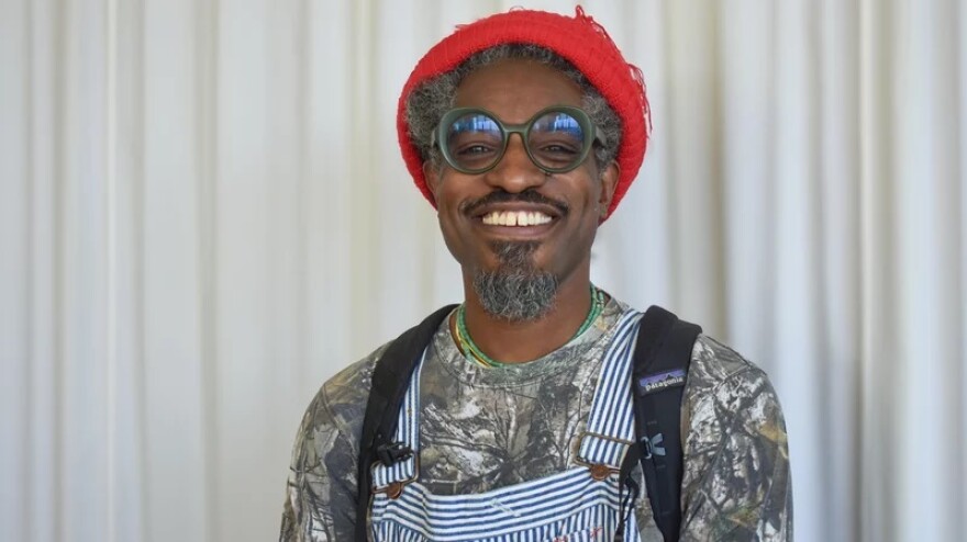 André 3000 at MaxFun HQ