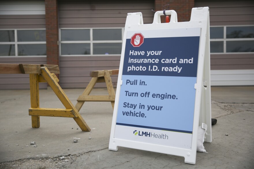 Kansas officials say anyone who has symptoms can be tested.