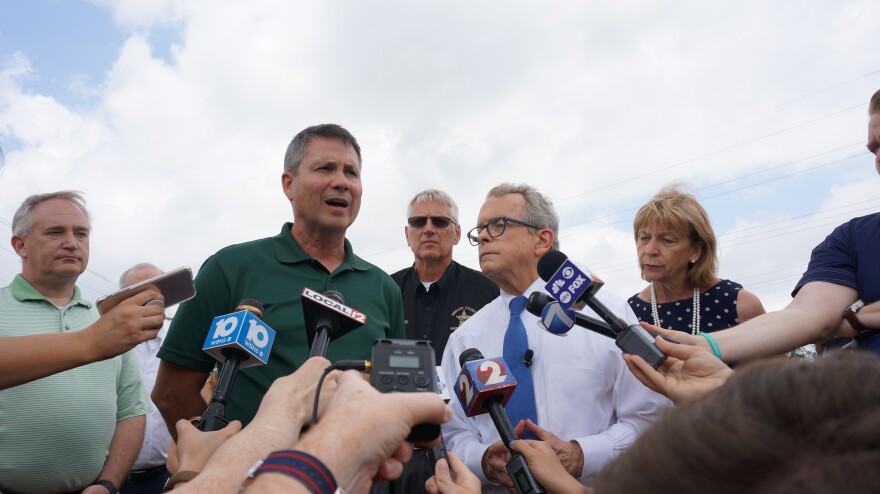 Gov. DeWine and others tour tornado damage