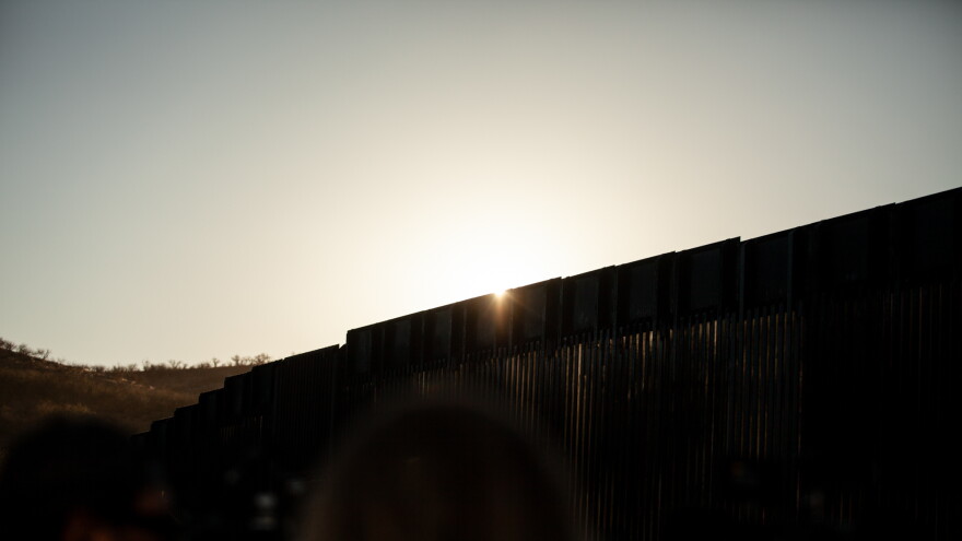 border wall east of nogales