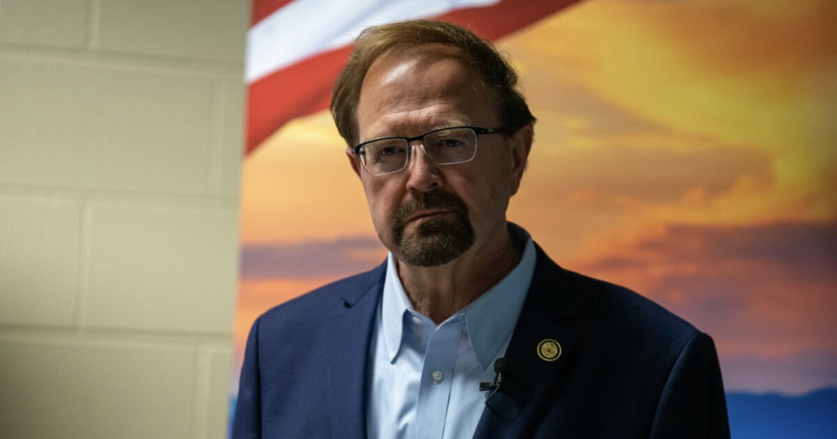 Photo: BPR Rep. Chuck Edwards at his townhall in Asheville in March