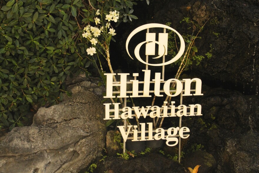 Hilton Hawaiian Village rock garden