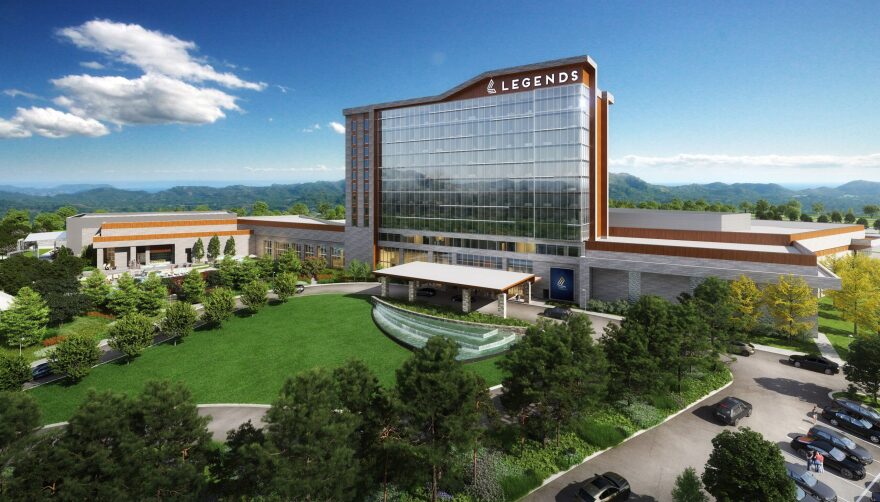 A rendering of Legends Resort & Casino in Pope County.