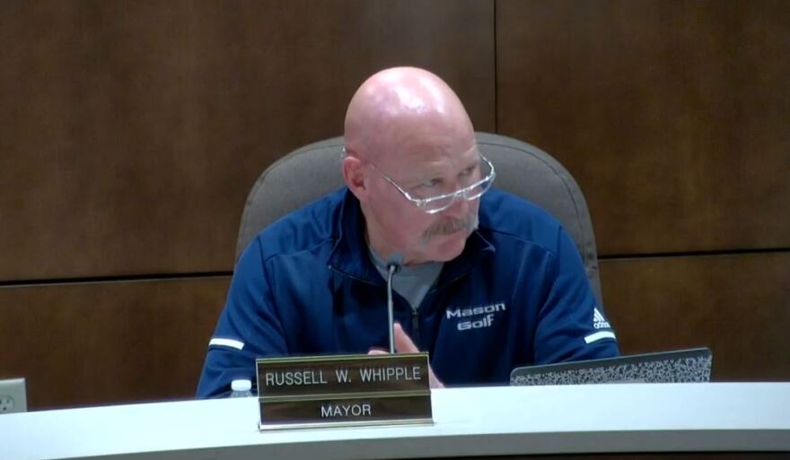 Mason Mayor Russell Whipple