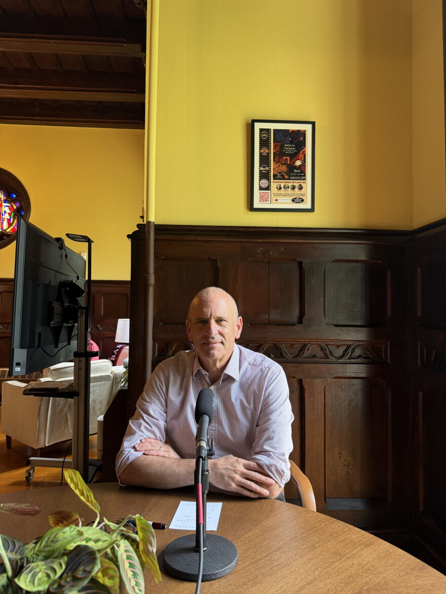 Bard College's acting president Jonathan Becker