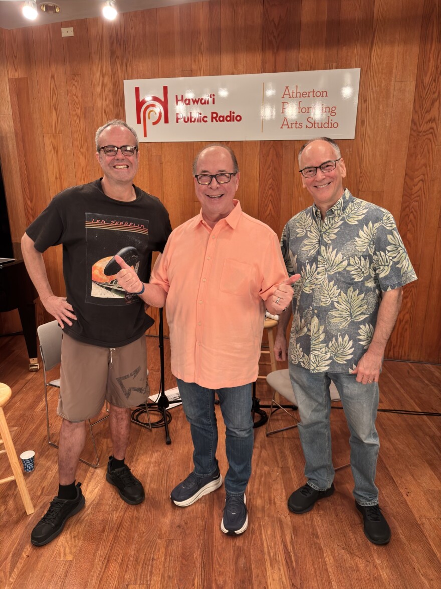 Dave and Emilio with HPR's Bill Dorman