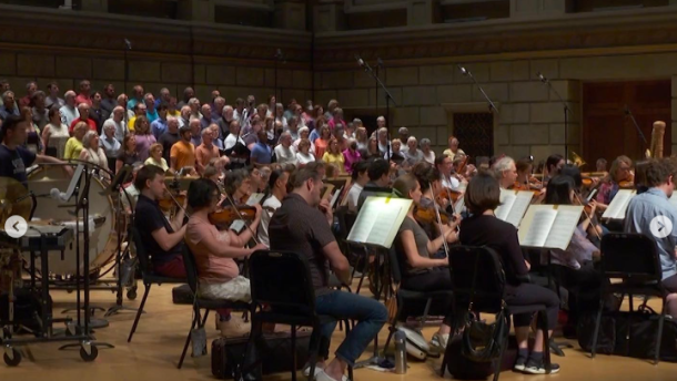 The RPO and Rochester Oratorio Society rehearse Mahler's "Resurrection" Symphony No. 2