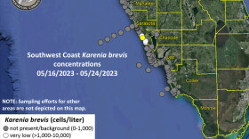 Map of red tide