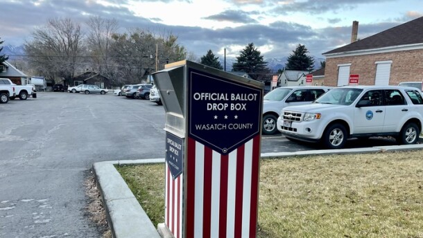Voters in Wasatch County can deposit their ballots in drop boxes.