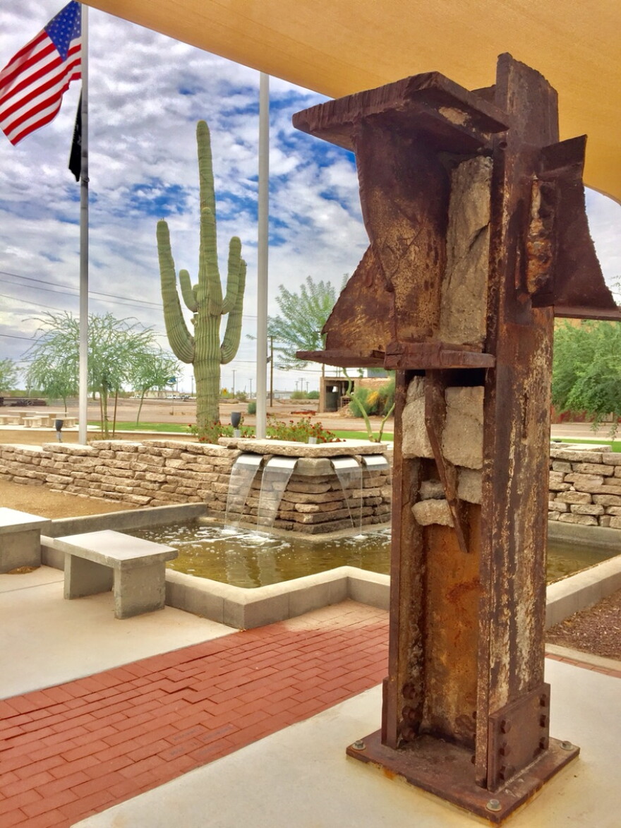Gila Bend steel column