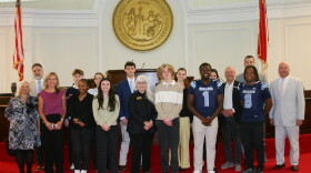 Students, teachers, and members of the NHCS finance committee traveled to Raleigh on April 8.