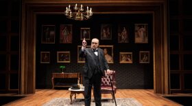 A performance of "Churchill," written, directed, and performed by David Payne.