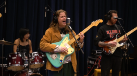 Jenny Scara performing live in Studio A