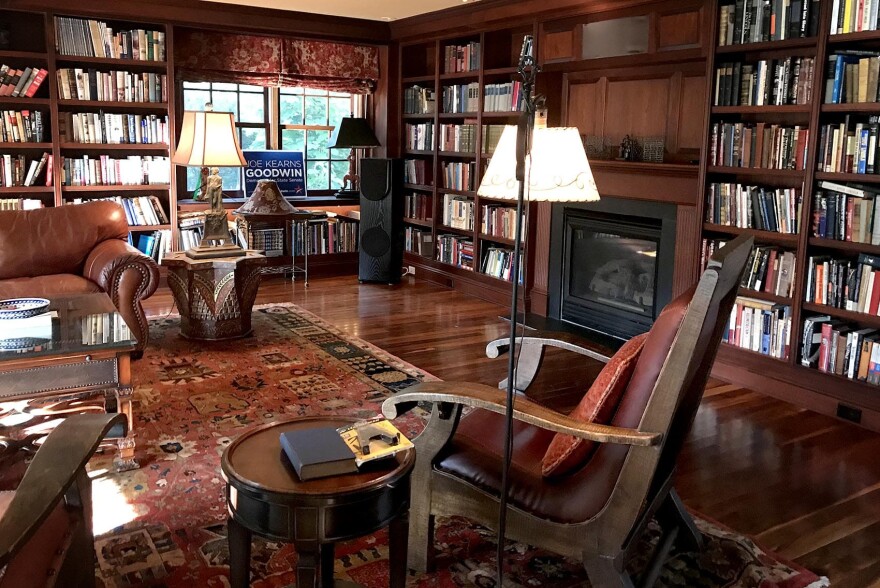 A view inside Doris Kearns Goodwin's home. (Robin Young/Here & Now)