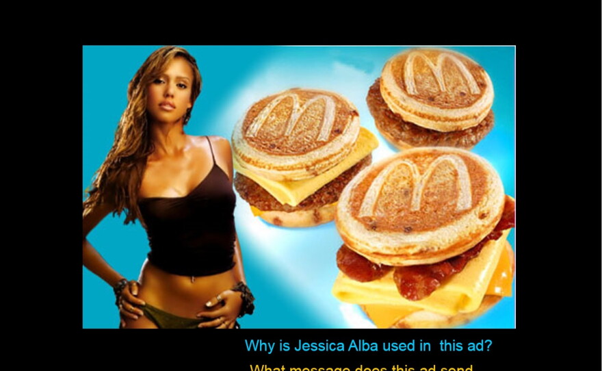 What is McDonald's selling here?
