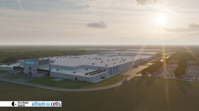 A rendering of the company’s Lansing, Mich. facility, which is currently under construction and scheduled to be completed in 2024.