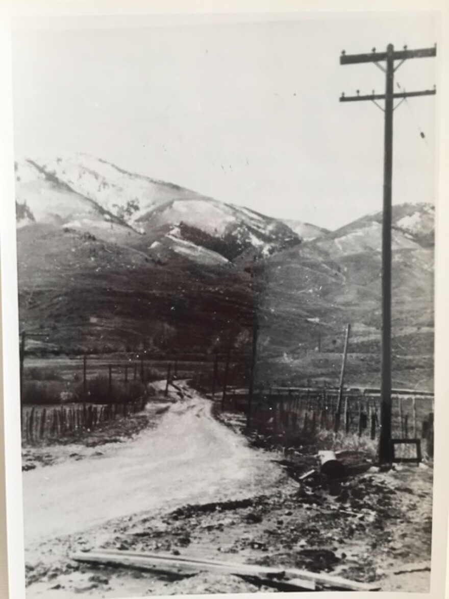 Keetley Farm, shown here in 1942, is now beneath the waters of the Jordanelle Reservoir.