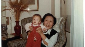 Dr. Chien-Shiung Wu and her granddaughter Jada Yuan. (Courtesy of Jada Yuan)