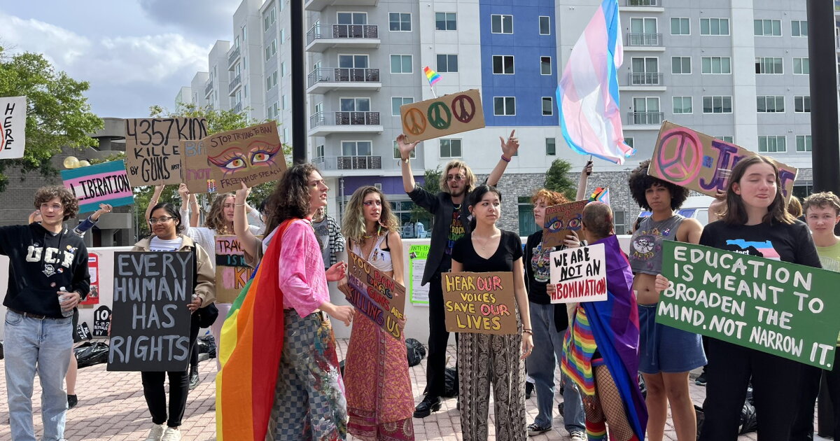 Orange County students protest anti-LGBTQ policies