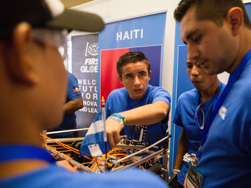The team from Honduras at the FIRST Global Challenge in Washington, D.C.