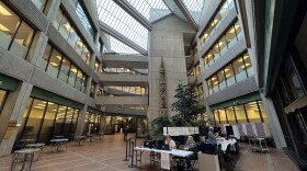 an early voting station