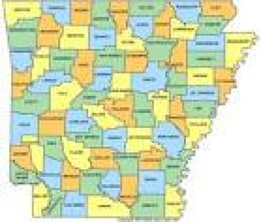 Arkansas map