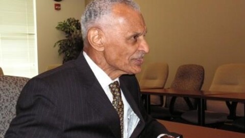 The Rev. Dr. C.T. Vivian during a visit to Macomb and Western Illinois University in 2012.