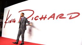 Will Smith attends the UK premiere of "King Richard" at Curzon Cinema Mayfair in London, England.