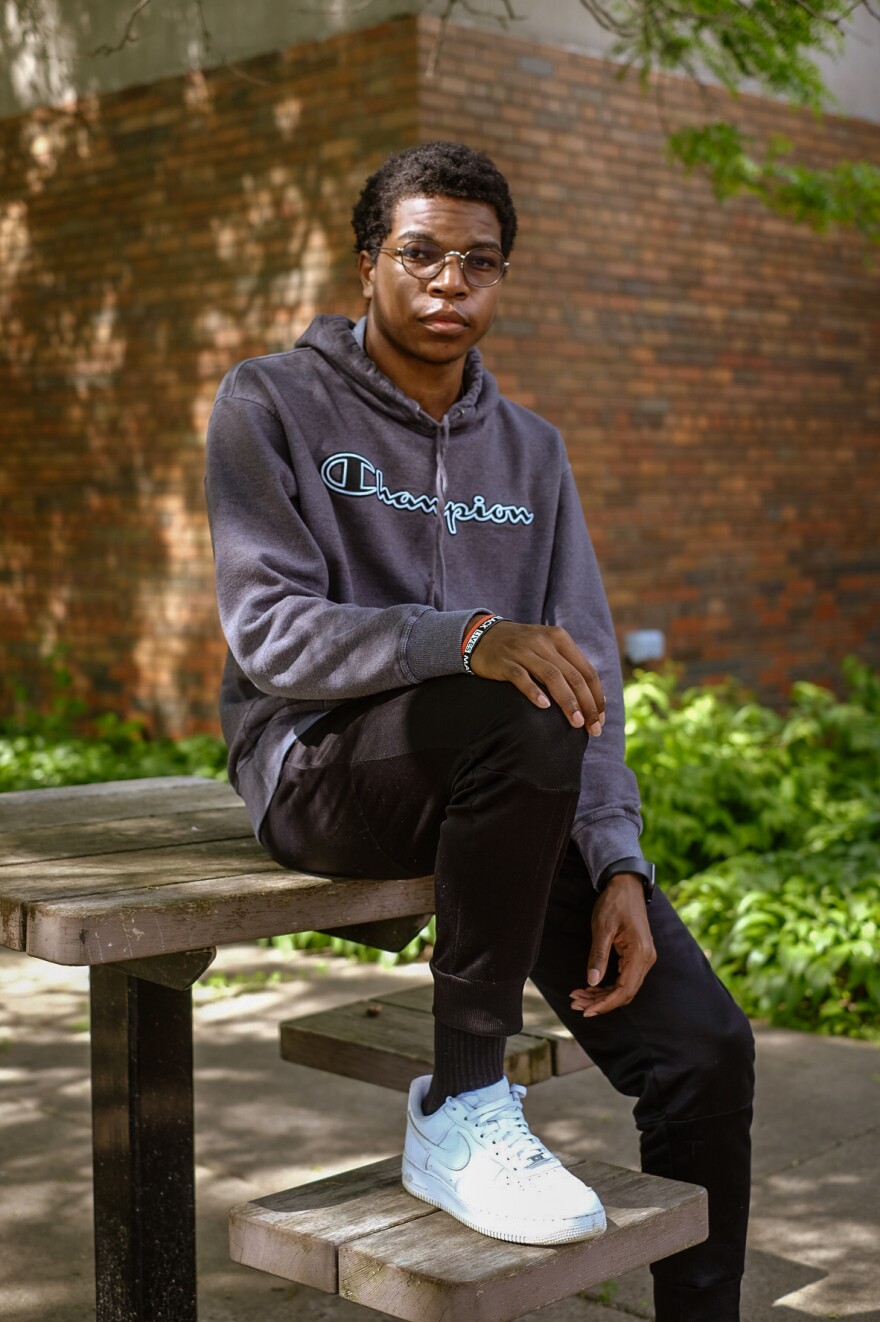 Shawn Richardson, 17, is a rising high school senior in Minneapolis. School is fine, but what he really loves is track. To Shawn, running track feels like freedom.