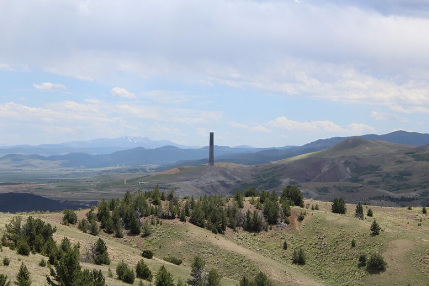 The superfund site is located in Anaconda, Montana.