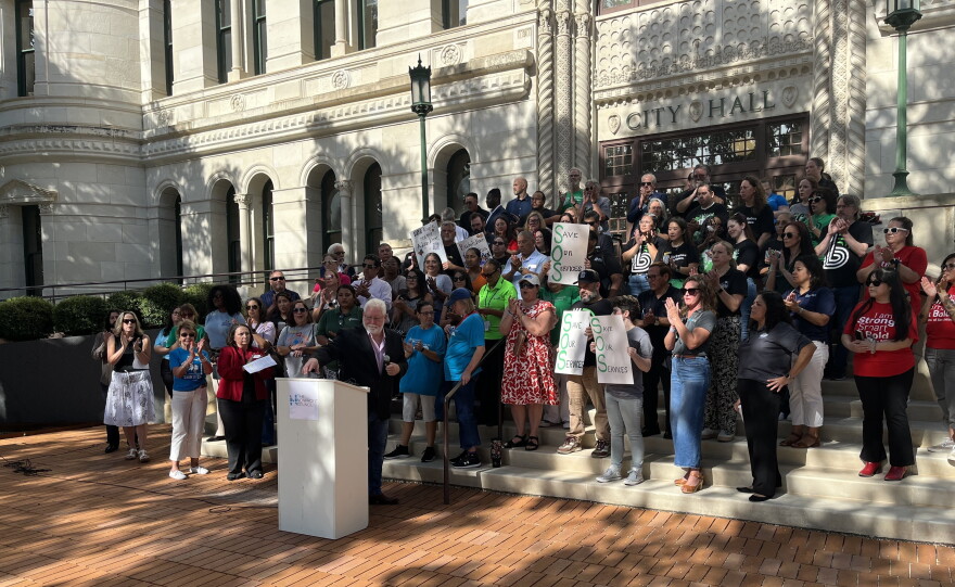 Nonprofit leaders and representatives push back at San Antonio City Hall on recent budget cut proposals for nonprofit organizations in San Antonio. 9/2/2026