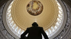 The Capitol Rotunda is seen with the statue of George Washington on Capitol Hill in Washington, Tuesday, Jan. 30, 2018, ahead of the State of the Union address by President Donald Trump.