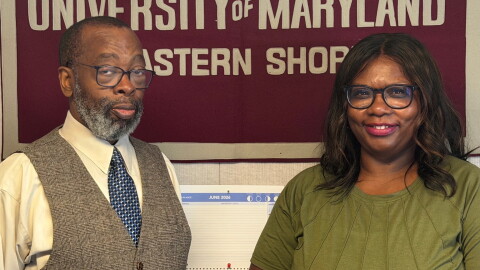 Walter Woods with Dr. LaKeisha L. Harris