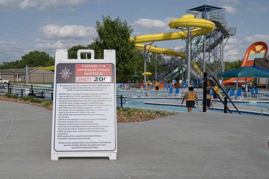 Numerous signs have been placed around the park listing additional restrictions for guests due to the Covid-19 pandemic. 5/23/20