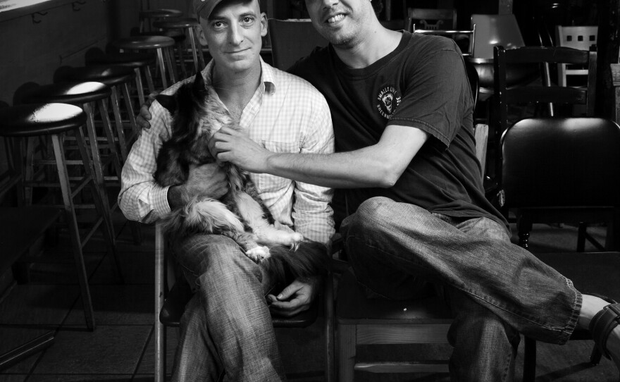 Mitch Borden, left, and Spike Wilner of Smalls.