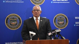 Washington Police Chief Mike McCoy holds a press conference on Tuesday, June 23, to announce Kyle McMurtrey's death is now considered a homicide.