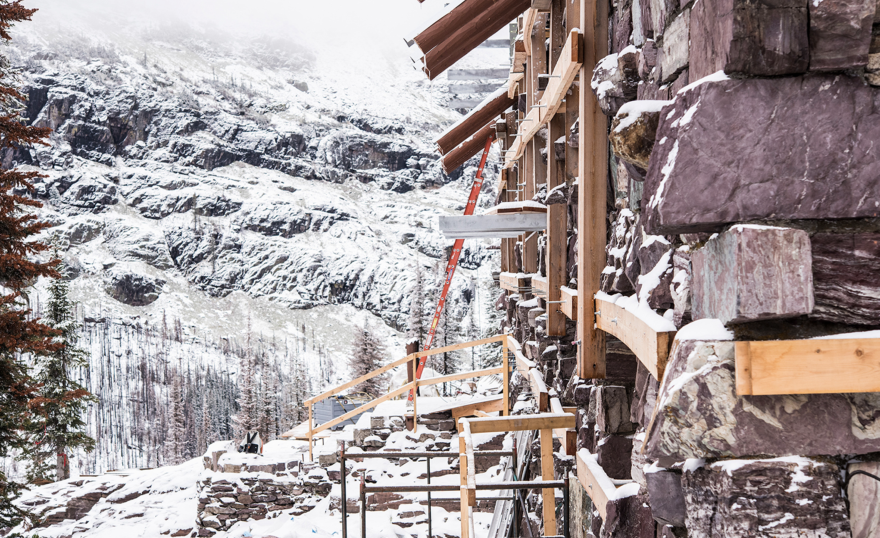 Sperry Chalet on Oct. 3, 2018. Phase 1 will wrap up this week and the National Park Service will solicit bids for Phase 2 construction next spring.