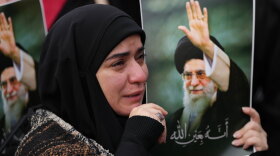 AP Iranian mourner