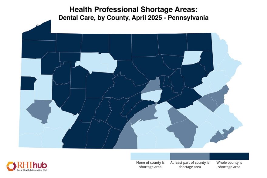 Much of the state is experiencing a dental workforce shortage.