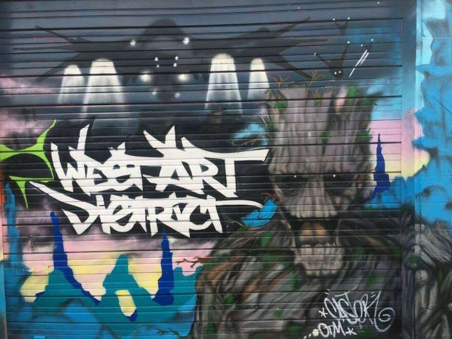 West Art District mural courtesy of West Art District Facebook.