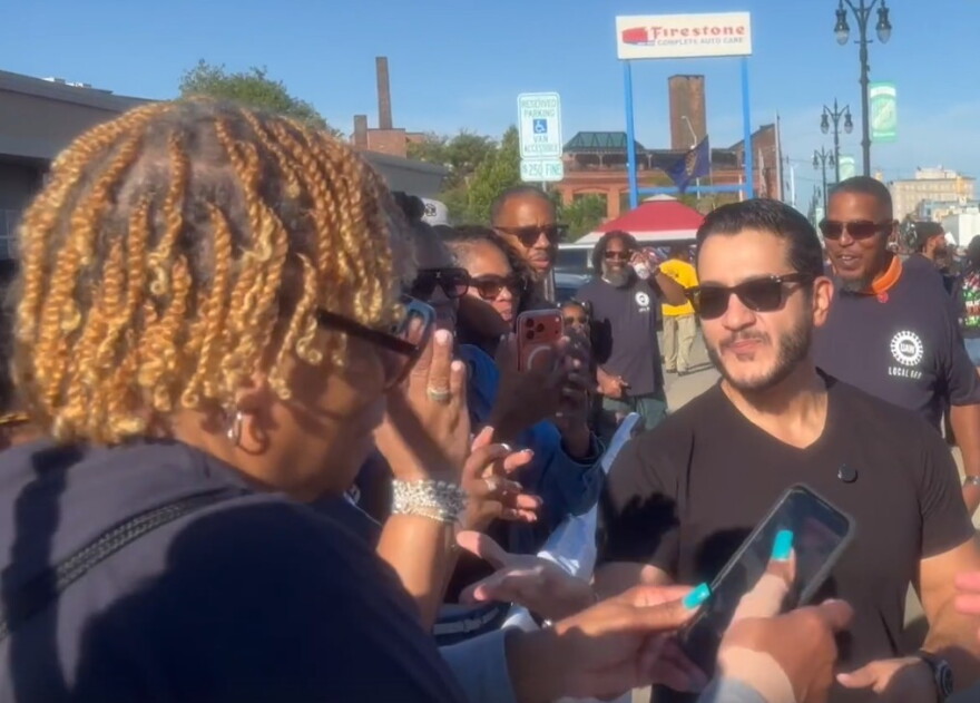 Democratic candidate Abdul El-Sayed on Labor Day, September 7, 2026.