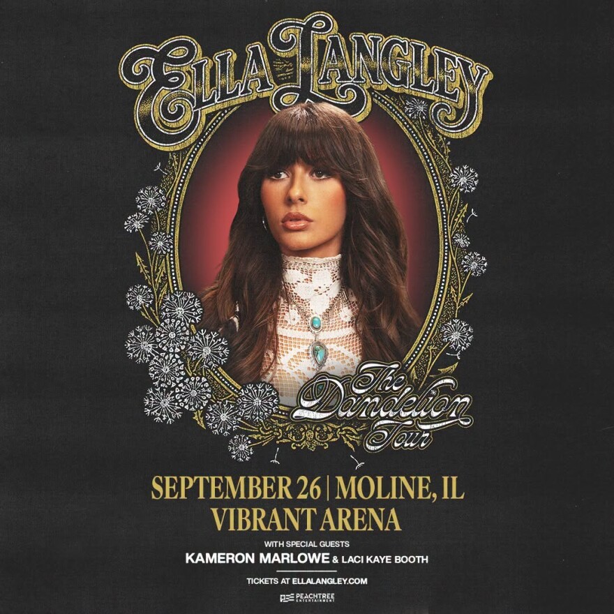 Rising country star Ella Langley will play a sold-out Vibrant Arena show Sept. 26, 2026.