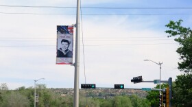 Korean Conflict veteran Floyd Cruz died before his daughter, Florence Jorgensen, was born. This marks the first year that Cruz is honored with a banner.