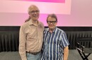 Nathan Cone with film director James F. Robinson.